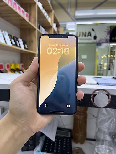 Уюлдук телефондор жана аксессуарлар: IPhone Xs, Колдонулган, 64 ГБ, Кара, Заряддоочу түзүлүш, Коргоочу айнек, Каптама, 74 % — 4