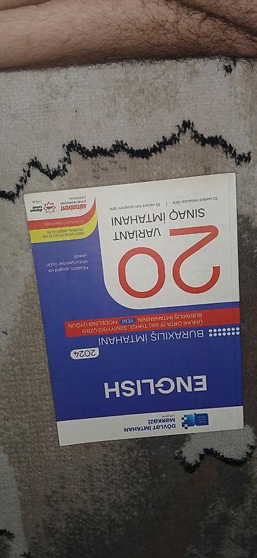 Testlər: Məhsul: “ENGLISH – 20 Variant Sınaq İmtahanı” (2024) Xüsusiyyətlər: - — 1