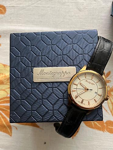 mont blank: Orijinal Montegrappa Fortuna 42 mm rose gold Saat ideal vəziyyətdədir — 1