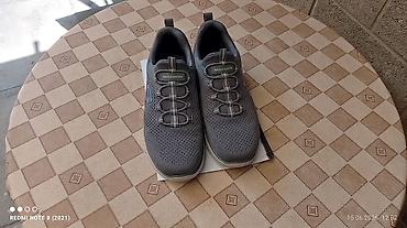 скетчерс мужские: Мужские кроссовки, 44, Skechers, Новый, цвет - Серый, Самовывоз — 2