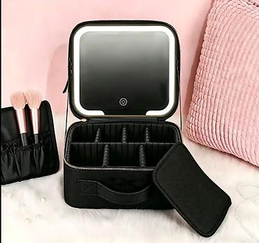 pitminutka dasi: LED işıqlı güzgülü kosmetik çanta - İnkişaf etmiş LED işıqlandırmalı — 2