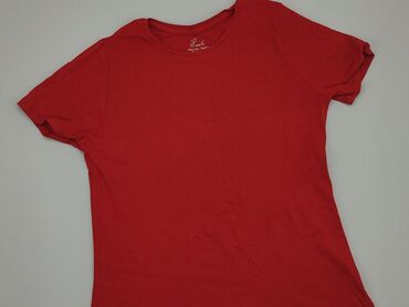 czarne t shirty damskie z dekoltem: T-shirt, 5XL (EU 50), condition - Very good