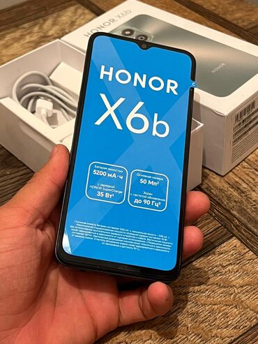 батарейка xiaomi redmi 4x: Honor X6b, 128 ГБ, түсү - Кара, 2 SIM