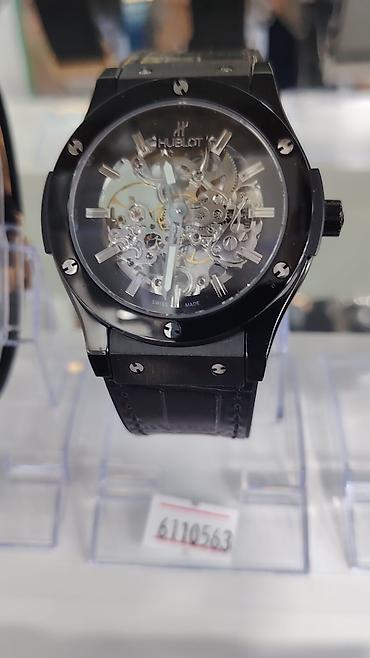 Aksesuarlar: Hublot kişi qol saatları – Swiss Made mexanika - Korpus: fırçalanmış — 6