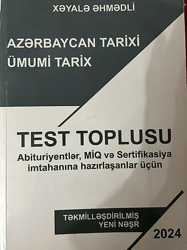 Тесты: XEYALE EHMEDLI TARIX TEST TOPLUSU AZERBAYCAN TARIXI UMUMI TARIX — 1
