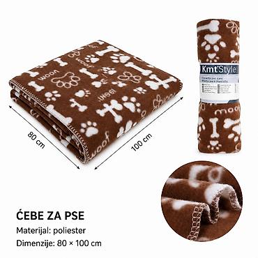 KMT Štampano ćebe za psa od mrežastog materijala 2303550 Mekano i