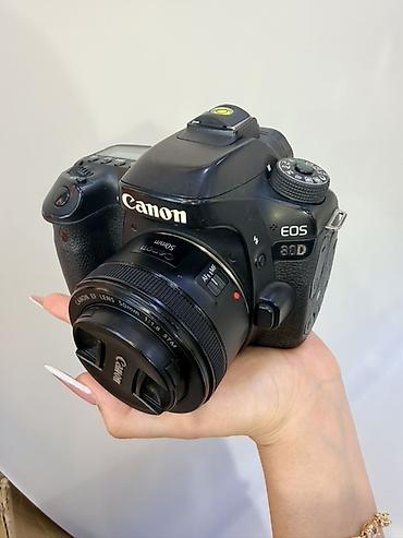 canon mf: Canon EOS 80D DSLR fotoaparat + Canon EF 50mm f/1.8 STM obyektiv — 2