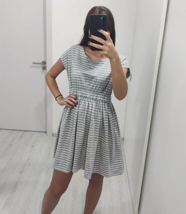 M (EU 38), color - Grey, Short sleeves