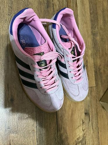 газели обувь: Кроссовки, 38.5, 39, Adidas, Б/у, цвет - Розовый — 1