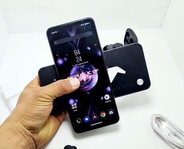 электронный книги: Asus ROG Phone 5, Б/у, 512 ГБ, цвет - Черный, 1 SIM, eSIM, 2 SIM