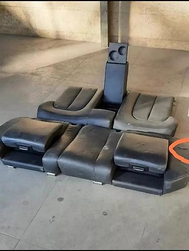 Сиденья: Заднее сиденье, Кожа, Mercedes-Benz 2001 г., Б/у, Оригинал, Германия — 1