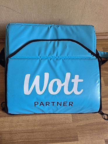 Restoran, kafe avadanlığı: Wolt Partner termal çatdırılma çantası - Rəng: Wolt mavi - Material — 1
