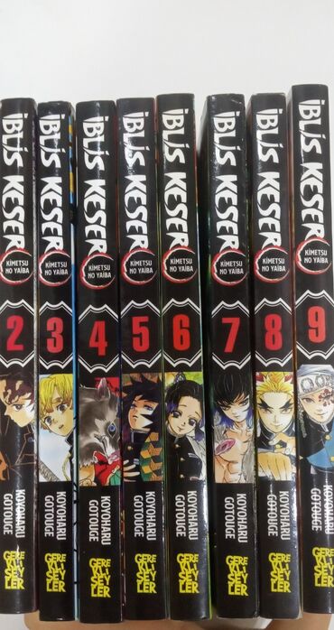 Komikslər, manqa: Məhsul: Türkçə nəşr olunmuş manga kitabları toplusu. Tərkib: - Titana — 2