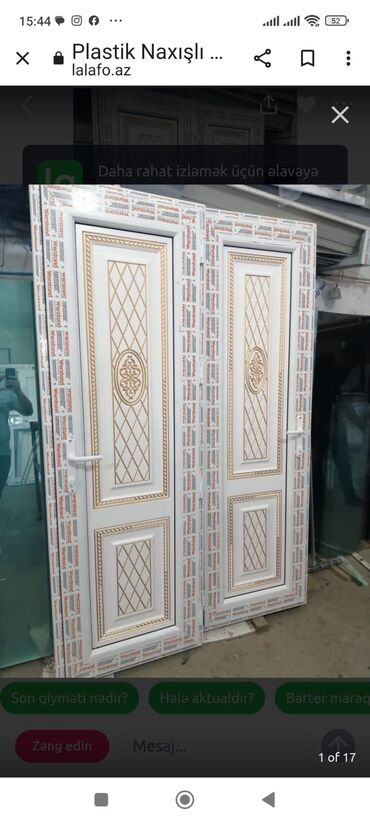 Plastik qapılar: Yeni Plastik qapı 80x200 sm Zəmanətli, Pulsuz çatdırılma, Rayonlara çatdırılma — 11