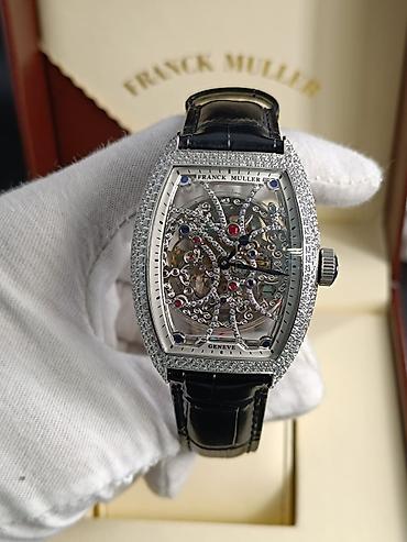 das sekilleri: Franck Muller Skeleton Tonneau saatları Xüsusiyyətlər: - Korpus — 4