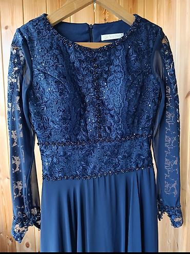 Вечерние платья: Вечернее платье, Классическое, Длинная модель, С рукавами, С пайетками, L — 4