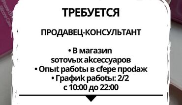 работа печатник: Талап кылынат Сатуучу консультант Иш тартиби: Эки күн иштеп, эки күн бош, Карьера жактан көтөрүлүү, Толук жумуш күнү