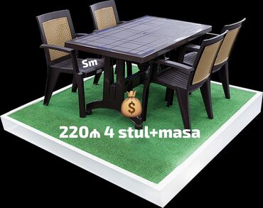 Çarpayılar: Yeni, 4 stul