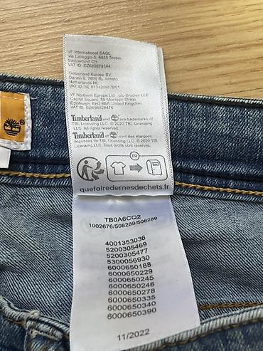 Джинсы: Мужские джинсы, Timberland, Новый, цвет - Синий, Платная доставка, Самовывоз — 7