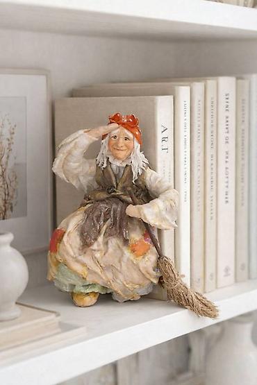 Подарки и сувениры: Баба Яга — подвесная игрушка ручной работы | интерьерный декор — 27