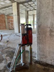 Beton işləri: Beton kəsmə beton deşmə xidməti Karot - HILTI DD 200 / 350 ilə 25 ° — 19