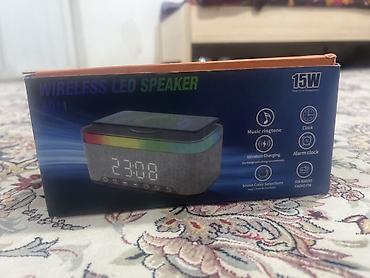 apple wathc: LED Wireless Charging Bluetooth Speaker A911 — многофункциональное — 5
