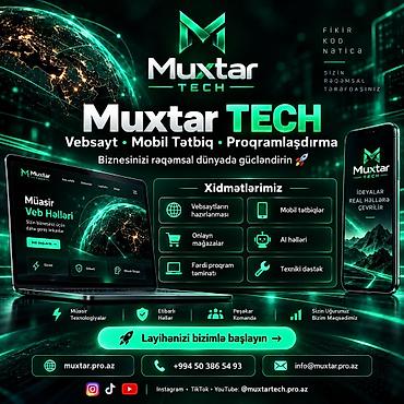 🚀 Muxtar TECH – Vebsayt, Mobil Tətbiq və İT Xidmətləri 💻 Biznesinizi