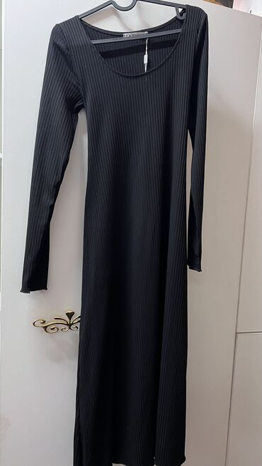 зимний платья: Вечернее платье, Классическое, Длинная модель, С рукавами, XS (EU 34), S (EU 36)