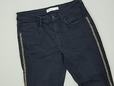 denim jeans: Zara, Jeansy damskie, rozmiar S — 1