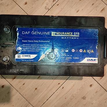 аккумулятор 12в 7а ч: DAF Genuine Endurance EFB akkumulyator Təmiz Germaniya İstehsalı - — 2