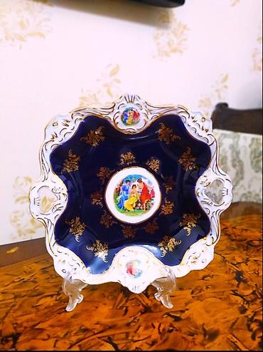 murəbbə: Məhsul: Kobalt-mavi porselen şirniyyat/şəkər qabları (2 ədəd dəst) — 3