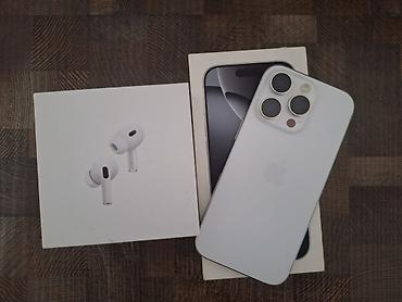 iphon 7 plus: IPhone 16 Pro, 256 GB, White Titanium, Barmaq izi, Face ID, Zəmanət — 2
