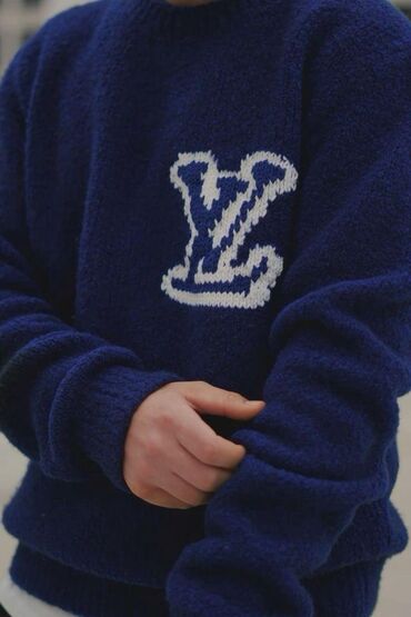 yun kişi cemperləri: Sviter, Louis Vuitton, XL, rəng - Mavi