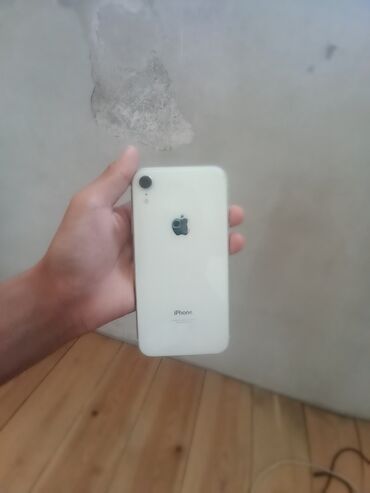 купить номера телефонов: IPhone Xr, Колдонулган, 128 ГБ, Ак, 75 %