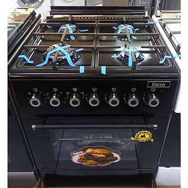 Кухонные плиты и варочные поверхности: Ferre, Газовая, Механическое, Напольная, Новый, Рассрочка — 9