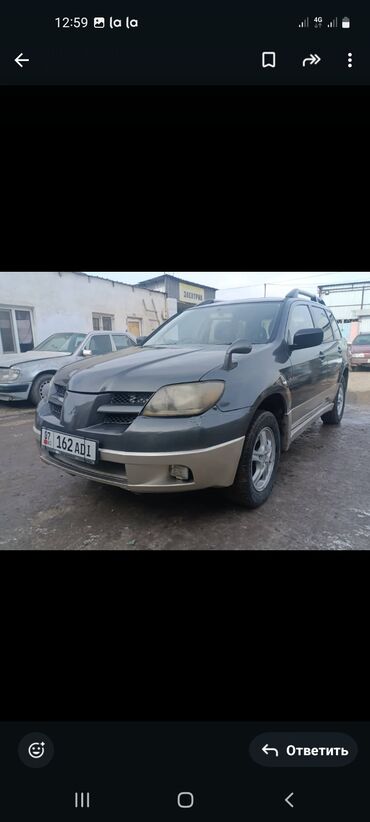 перетяжка салон авто: Mitsubishi Outlander: 2004 г., 2.4 л, Автомат, Бензин, Жол тандабас