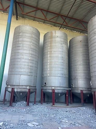 Sənaye üçün paslanmayan poladdan silindrik saxlama çənləri 50 ton