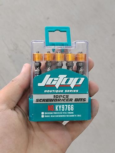 Набор бит JCtop Boutique Series, модель NO.KY9766. - Комплектация: 10 at lalafo.kg Набор бит JCtop Boutique Series, модель NO.KY9766. - Комплектация: 10