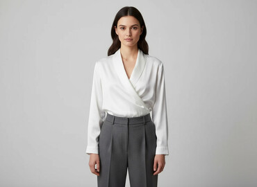 biała bluzka do stroju krakowskiego: X-MAIL, Women's blouse, size One size