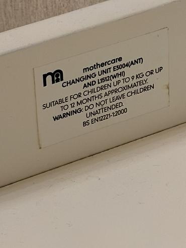 Komodlar: Mothercare uşaq altını dəyişmə komodu - Model: Mothercare Changing — 4