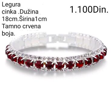 Narukvice: Lančana narukvica, Materijal: Cirkon — 9