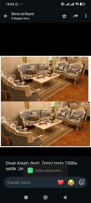 Divan kreslo desti .Temiz,taxta 1500₼ satilir .Unvan Nerimanov lalafo.az -da Divan kreslo desti .Temiz,taxta 1500₼ satilir .Unvan Nerimanov