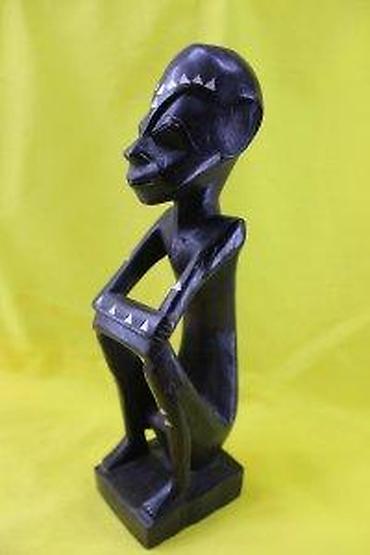 Figure: STARA DRVENA AFRIČKA FIGURA, RETKO | Stara afrička drvena figura — 5