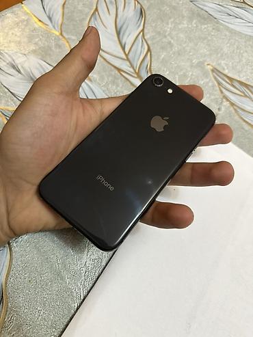 i̇pone 7: IPhone 8, 64 GB, Qara, Barmaq izi — 1