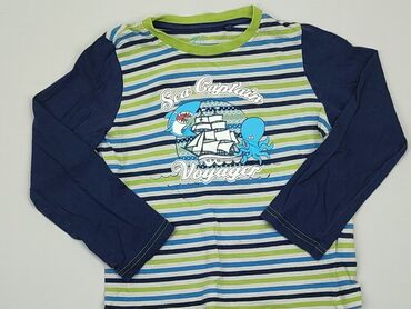 bluzka w groszki bonprix: Bluzka, Lupilu, 5-6 lat, 110-116 cm, stan - Zadowalający