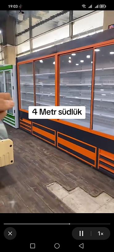 soyuducu sharp: Mağaza və iaşə obyektləri üçün soyuducu avadanlıqlar - 4 metr — 2
