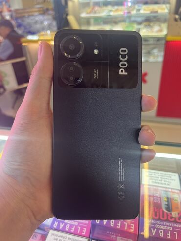 инфиникс телефон: Poco C65, Б/у, 128 ГБ, цвет - Черный, 2 SIM