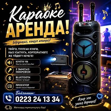 Аренда караоке-комплекта для праздников и домашних вечеринок