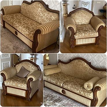 гул дасталар: Klassik divan kreslo desdi 650 azn.Unvan Ag şəhər.Desde 2 divan+2 — 1