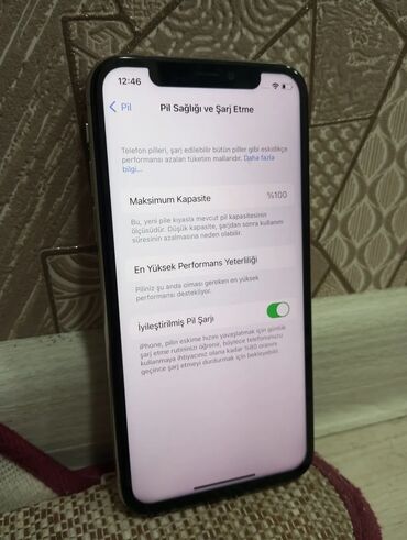 iphone xr qiymeti islenmis: IPhone X, 64 GB, White Titanium, Barmaq izi, Face ID